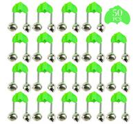 10 pezzi/20 pezzi/50 pezzi Campanelli doppi, allarme di abboccata per canna da pesca da agganciare, campanelli a sonagli per pesca in mare B1294 1 set (50 pezzi),B1294 1 set (10 pezzi),B1294 1 set (20