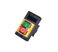 10 pezzi 220V/380V ON/OFF Interruttore a pulsante impermeabile MAX 10A Interruttore di avviamento di alimentazione in plastica trifase Pulsante for trapano da banco(KA0-5)