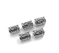 10 pezzi 24 stili di perline distanziatrici adatte a fori grandi accessori gioielli fai da te 9x13mm-1