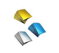 10 Pezzi 25Cm X 18Cm Spessore 10Mm Cuscinetti Isolanti Acustici Per Porte/cofani/cofani/auto Berline Camper Isolante Insonorizzante(10pcs Silvery)
