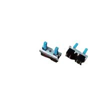 10 pezzi 2L6C interruttore di interblocco collegamento a chiave pulsante congiunto duplex a 6 pin con maniglia blocco blu