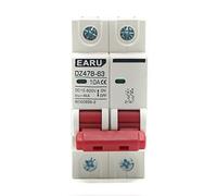 10 pezzi 2P12V 24V 48V 36V DC MCB Batteria Auto Protettore Mini Interruttore Automatico DZ47 DC Polo Positivo e Negativo Interruttore di Protezione Isolatore(63a)