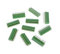 10 pezzi 2Pin-10Pin vite PCB morsettiere montate connettore passo 2,54 mm Kit barra di messa a terra terminale(10PIN)