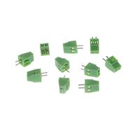 10 pezzi 2Pin-10Pin vite PCB morsettiere montate connettore passo 2,54 mm Kit barra di messa a terra terminale(2PIN)
