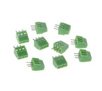 10 pezzi 2Pin-10Pin vite PCB morsettiere montate connettore passo 2,54 mm Kit barra di messa a terra terminale(3PIN)