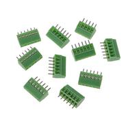 10 pezzi 2Pin-10Pin vite PCB morsettiere montate connettore passo 2,54 mm Kit barra di messa a terra terminale(6PIN)