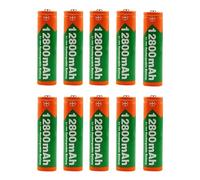 10 Pezzi 3,7V 12800mAh Batterie Ricaricabili Agli Ioni Di Litio, Compatibili Con Torce, Lampade Frontali, Ventilatori, Rasoi, Microfoni E Altri Dispositivi.