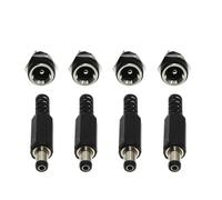 10 pezzi 3 A 12 V 5,5 x 2,1 mm DC022 connettore di alimentazione DC 5,5 x 2,5 mm (5 paia 5,5 x 2,5 mm)