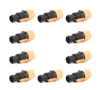 10 Pezzi 3 Pin Connettore Femmina con Bloccaggio Vero NAC3FX-W NAC3MX-W Mat7839