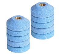 10 pezzi 30 mm mola a tazza pietra lucidante superficie ruota for smerigliatrice pneumatica micro aria pietra abrasiva punta testa lucidante, MIX 15 PZ BYINGS