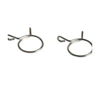 10 pezzi 304 acciaio inossidabile morsetto a molla for tubo singolo clip for dell'acqua anello di installazione fibbia cerchio da 24 mm(3.7mm 10pcs)