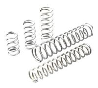 10 pezzi 304 molle di compressione in acciaio inossidabile 0,5 mm diametro del filo bobina cilindrica piccola molla spirale elastica esterno (7/8/9/10 mm)(45mm,8mm/0.5mm (10Pcs))