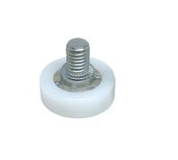 10 pezzi 30mm diametro POM cassetto pista bullone rullo DR30-C2L12W7M6 mobili ruota guida scorrevole POS registratore di cassa puleggia DR22 DR26 D(DU22-C2L8W7M6)