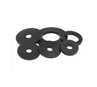 10 pezzi, 36mm di diametro interno, cuscinetto ammortizzatore cilindrico in gomma con foro passante, 66mm di diametro esterno, 5mm di altezza, 36x66x5mm(10pcs)