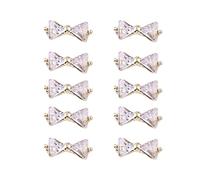 10 pezzi 3D BOWS NAGE ART RASSE STORS BOUDS NOT Magia Accessori per unghie 3D in metallo leggero