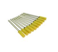 10 pezzi 3mm albero montato testa di rettifica in ceramica lucidatura mola abrasiva utensili elettrici rotanti, cilindro 5mm P240
