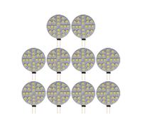 10 Pezzi 4.8W G4 Socket 5050 SMD Lampadina A LED su 12V Sostituisci La Lampada Alogena Bi-Pin Lampadina A LED con Luci Bianche Fredde