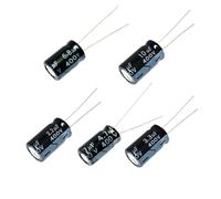 10 pezzi 400V 2,2UF 3,3UF 4,7UF 6,8F 8,2UF 10UF 8X12mm condensatore elettrolitico in alluminio 2,2UF 3,3UF 4,7UF 6,8UF 8,2UF 10UF 400V 20%(400V 3.3UF 8X12)