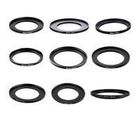 10 pezzi 49-67 49-72 49-77 52-58 52-62 52-67 52-72 52-77 55-62 46-48mm Anelli di aumento in metallo Set di filtri adattatori for lenti(55-62mm)