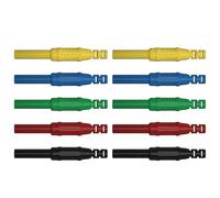 10 pezzi 4mm spina a banana presa femmina connettore prolunga in rame connettore elettrico J.10051(5 colors x 2)
