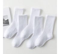 10 pezzi/5 paia/1 pezzo di calzini casual a righe bianche fino alla caviglia per bambini con zaini da scuola in stile college, regali perfetti per amici, adatti come regalo per San Valentino, Natale,