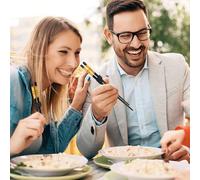 10 pezzi/5 pezzi/1 pezzo Supporto riutilizzabile per bacchette, connettore a cerniera per l'addestramento all'uso delle bacchette per adulti, adatto per principianti, tirocinanti o studenti, adatto pe