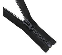 10 pezzi 5# Resina 60CM 70CM Cerniera singola aperta posteriore Accessori tessili Pantaloni Abbigliamento Per Cucito(10pcs-black,70cm)