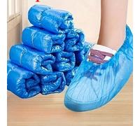 10 pezzi/50 pezzi/100 pezzi/200 pezzi Copriscarpe monouso, adatti per viaggi, hotel, ciclismo all'aperto, pulizia, copriscarpe di colore blu per mantenere le scarpe asciutte in caso di pioggia 10 pezz