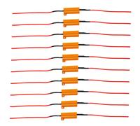 10 Pezzi 50W 6 Ohm Lampada LED Decoder Luce Freno Cancella guasti Resistenza Dec