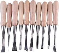 10 pezzi 55 scalpelli professionali in acciaio per intaglio del legno set di scalpelli per legno strumenti affilati per scolpire fai da te scalpelli per sgorbia di grandi dimensioni scalpell