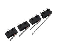 10 pezzi 5A 125V250V KW12 Interruttore di finecorsa KW11-3Z-2 con maniglia 16mm Pulsante di contatto Interruttore KW12-N 2Pin/3Pin KW12-A NO/NC(3PIN 55mm)