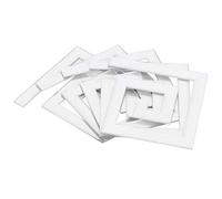 10 pezzi 5x5 cm fai da te linea vita specchio adesivo moderni adesivi murali in acrilico per soggiorno carta da parati bordi(Argento)