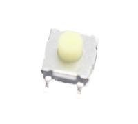 10 pezzi 6 * 6 * 3.1/3.4/4.3/5mm 4Pin SMD impermeabile interruttore tattile micro pulsante interruttore tattile blu bianco(Blue,6x6x5mm)