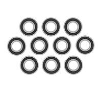 10 Pezzi 6004-2RS Cuscinetti a Sfera, Cuscinetto a Sfere a Gola Profonda Sigillato in Gomma Cuscinetto a Sfere a Gola Doppia Schermata, 20x42x12mm