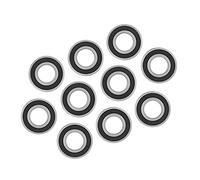 10 Pezzi 6004-2RS Cuscinetti B Profondi Sigillati in Gomma 20x42x12 Mm Totale 10 Cuscinetti in Miniatura Offrono versatilità per Progetti di varietà Cuscinetto Profondo 6004-2RS