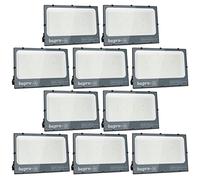 10 Pezzi 600W Faretto LED da Esterno, 60000LM Super Luminosa Luce di sicurezza, 3000K Bianco Caldo Faro LED Esterno, IP66 Impermeabile Lampada Luce Potente per Terrazza, Giardino, Cortile, Garage