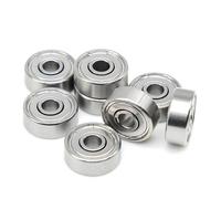 10 pezzi 605ZZ 5x14x5 mm adatti for cuscinetti a sfere a gola profonda ASBEC-7, cuscinetti in miniatura R-1450ZZ