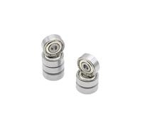 10 pezzi 606ZZ 6x17x6 mm Cuscinetto ABEC-7 Cuscinetti a sfere in miniatura 606Z 606 ZZ for tutor Makefr RS 32