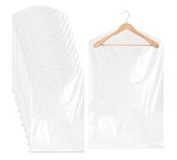 10 Pezzi 60x100cm buste trasparenti per vestiti,Copriabiti Antipolvere Trasparenti,Porta Abiti in Plastica,copriabiti da armadio,per Abiti,Camicie e Altro
