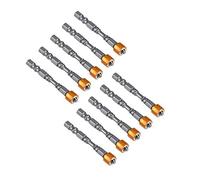 10 pezzi 65mm giallo S2 cacciavite in acciaio al cromo vanadio set di punte magnetiche a croce per trapano avvitatore a batteria