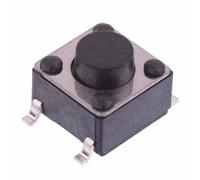 10 Pezzi 6x6x5mm SMT Interruttore Tattile Momentaneo Per PCB