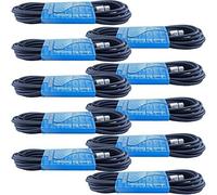 10 pezzi 7,6 m maschio a femmina 3 pin XLR microfono audio cavi