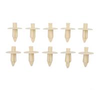10 pezzi 7 mm clip a pressione auto pannello portiera rivetti plastica | Adatto per foro di 7 mm di diametro in plastica per carrozzeria carenatura paraurti sostituzione