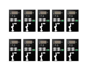 10 pezzi 70257801 Pannello di controllo touchpad per Speed Queen Dryer STT30 SQ BC/BX Text Stock Ricambio
