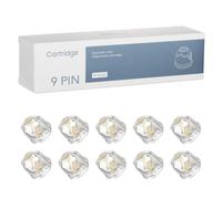 10 Pezzi 9Pins bio pen Q2 Cartucce - Autentiche Cartucce di Ricambio per Aghi per Microneedling bio pen - Per il Trattamento di Problemi Cutanei Localizzati come Cicatrici da Acne - Bestauty X bio pen