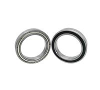 10 pezzi ABEC-5 6805-2RS 6805RS 6805 2RS RS 25x37x7 mm Cuscinetto a sfere a gola profonda con guarnizione in gomma a parete sottile(6805-ZZ,ABEC 5)
