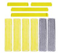 10 pezzi accessori per aspirapolvere Kärcher WV 6 Plus WV6 WV7, 6 panni in microfibra e 4 pezzi di ricambio per Kärcher WV 6 Plus WV6 WV6 WV7