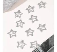 10 pezzi Accessori per capelli con stelle glitterate fai-da-te, Accessori per capelli stile Y2K come fermagli, pinze, mollette, barrette, per la scuola, accessori per capelli, accessori per la testa, 
