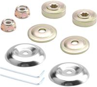 10 Pezzi Accessori per Decespugliatore, Lama Dado Fissaggio Kit Di Ricambio in M