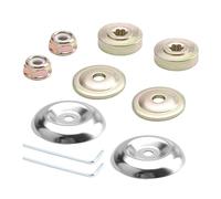 10 pezzi Accessori per Decespugliatore, Lama Dado Fissaggio Kit di ricambio in metallo cambio lama dado kit di fissaggio Multifunzione Decespugliatore Ricambi Per Tosaerba Macchina Per L'Irrigazione